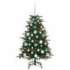 vidaXL Albero di Natale artificiale con 150 LED Verde 120 cm