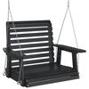 vidaXL Dondolo da Giardino Catene in Metallo Nero in Legno di Abete