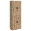 vidaXL Set di armadi 2 pcs Rovere Artigianale Legno ingegnerizzato