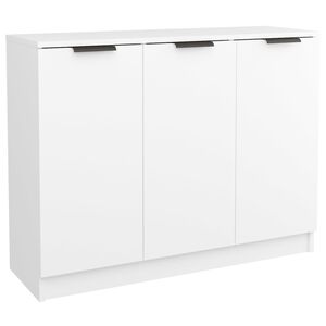 vidaXL Credenza Bianca 90,5x30x70 cm in Legno Multistrato