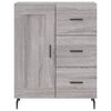 vidaXL Credenza Grigio Sonoma 69,5x34x180 cm in Legno Multistrato