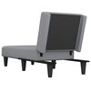vidaXL Chaise Longue in Tessuto Grigio Chiaro