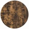 vidaXL Piano del tavolo Rovere fumo &Oslash; 60 x 1,5 cm Legno multistrato