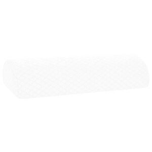 vidaXL Cuscino per Gambe 52 x 20 x 12 cm Medio Schiuma Memory Bianco