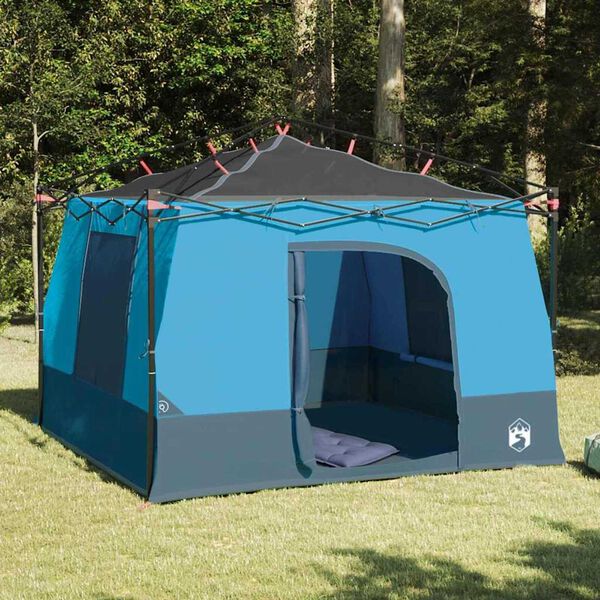 vidaXL Tenda interna con tetto Blu 290 x 288 x 234 cm taffet&agrave;