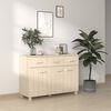 vidaXL Credenza HAMAR ambra 113x40x80 cm in Legno Massello di Pino