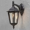 KONSTSMIDE Lampada da Parete Firenze Luce verso Basso Nero Opaco