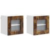 vidaXL Pannello lavastoviglie Kalmar 2 pcs Rovere fum&eacute; 40 x 31 x 40 cm