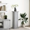 vidaXL Espositore con Portaoggetti Grigio Sonoma 31x30x90cm Truciolato