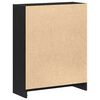 vidaXL Armadio per Libri Rovere Nero 60 x 24 x 76 cm Legno multistrato