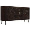 vidaXL Credenza in Legno Massello di Recupero 160x40x80 cm