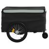 vidaXL Rimorchio da Bici Nero e Grigio 45 kg in Ferro