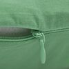 vidaXL Federe 4 pz per Cuscini in Cotone Verde Mela 40 x 40 cm