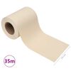 vidaXL Recinzione Frangivento da Giardino PVC 35x0,19 m Crema