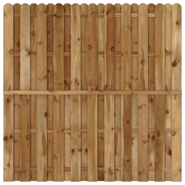vidaXL Hit and Miss Pannello di Recinzione in Legno 180x180 cm
