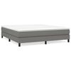 vidaXL Struttura Letto a Rete a Molle Grigio Scuro 180x200 cm Tessuto