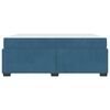 vidaXL Struttura del letto Blu Scuro 180 x 200 cm Tessuto