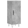 vidaXL Credenza Grigio Cemento 34,5x34x90 cm in Legno Multistrato