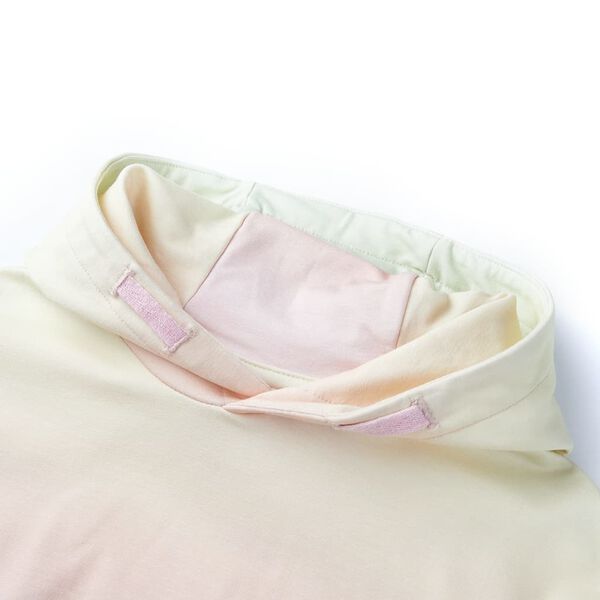 Felpa con Cappuccio da Bambina Bianco Stella 140