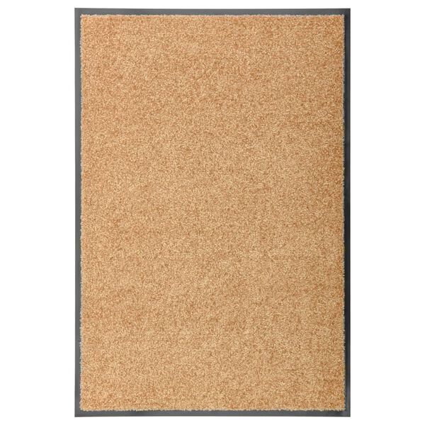 vidaXL Zerbino Lavabile Crema 60x90 cm
