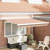vidaXL Tenda Retrattile Multicolore 350 x 250 cm Tessuto e Metallo