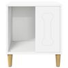 vidaXL Cuccia per cani Bianco 44 x 42 x 49 cm Legno multistrato