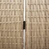 vidaXL Divider per stanze Beige 242 x 180 cm polyrattan