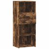vidaXL Credenza Rovere Fumo 50x42,5x124 cm in Legno Multistrato