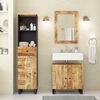 vidaXL Set Mobili da Bagno 3pz in Legno Massello di Mango