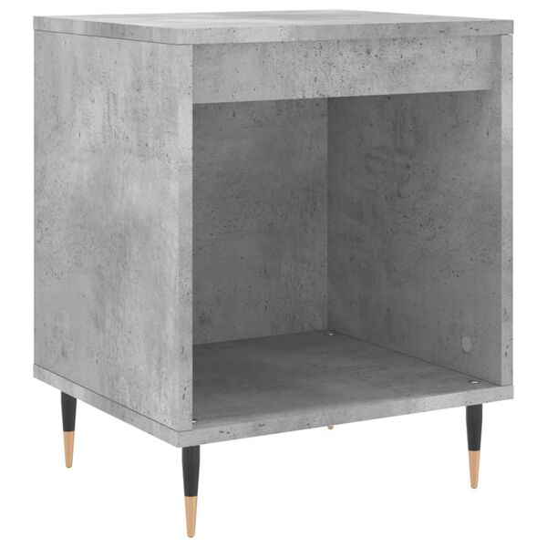 vidaXL Comodini 2pz Grigio Cemento 40x35x50 cm in Legno Multistrato