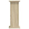 vidaXL Supporto per Piante Rovere Sonoma 33x33x80 cm Legno Multistrato