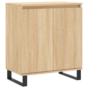 vidaXL Credenza Rovere Sonoma 60x35x70 cm in Legno Multistrato