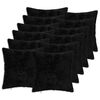 vidaXL Federa 12 pz HEERLEN Nero 45 x 45 cm