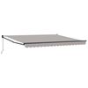 vidaXL Tenda retrattile Grigio Chiaro 400 &times; 300 cm