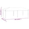 vidaXL Tenda per Feste Pieghevole con Pareti Laterali Blu 3x6 m