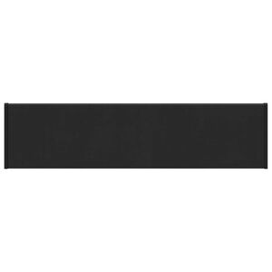 vidaXL Soglia della Finestra Nero con Venature del Legno PVC