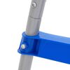 vidaXL Scaletta per Piscina Fuori Terra 84 cm in Acciaio e Plastica