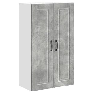 vidaXL Mobile da cucina con porta Grigio cemento 60 x 31 x 100 cm