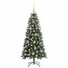 vidaXL Albero di Natale artificiale con 150 LED Verde 120 cm
