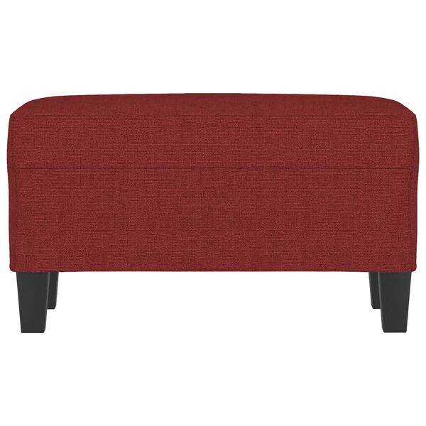 vidaXL Panca Rosso Vino 70x35x41 cm in Tessuto