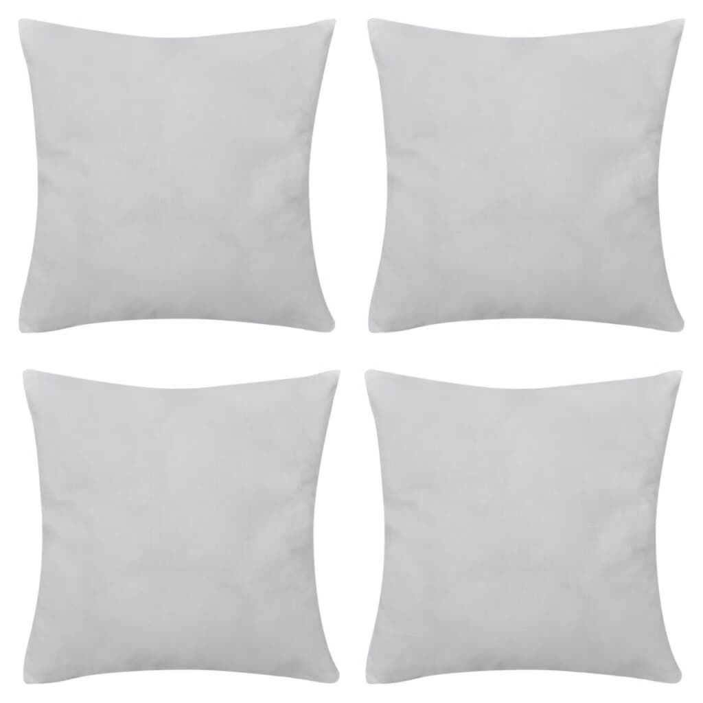 Federe Morbide In Peluche Grigie 45x45 Cm: Set Da 2 Per Un Divano Super Chic - 4