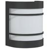 vidaXL Applique da Esterno Nera in Acciaio Inossidabile