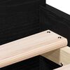 vidaXL Struttura del letto con testiera Rovere Nero 193 x 78 x 50 cm