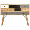 vidaXL Credenza 110x30x82 cm in Legno Massello di Mango