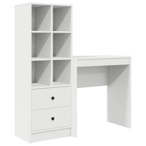 vidaXL Scrivania Bianco 115,5 x 40 x 127 cm 2 pz