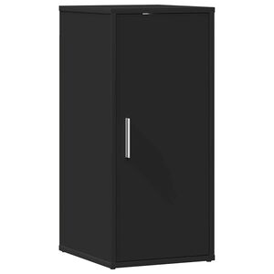 vidaXL Scarpiera Nera 32x35x70 cm in Truciolato