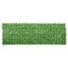 vidaXL Paravento da Balcone con Foglie Verdi 300x100 cm