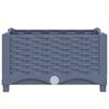 vidaXL Fioriera Rialzata 40x40x23 cm in Polipropilene