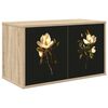 vidaXL Mobile TV da Parete BREMEN 69 x 33 x 40 cm Rovere Sonoma