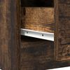 vidaXL Credenza con Cassetti Rovere Fumo 71x35x84 cm in Truciolato